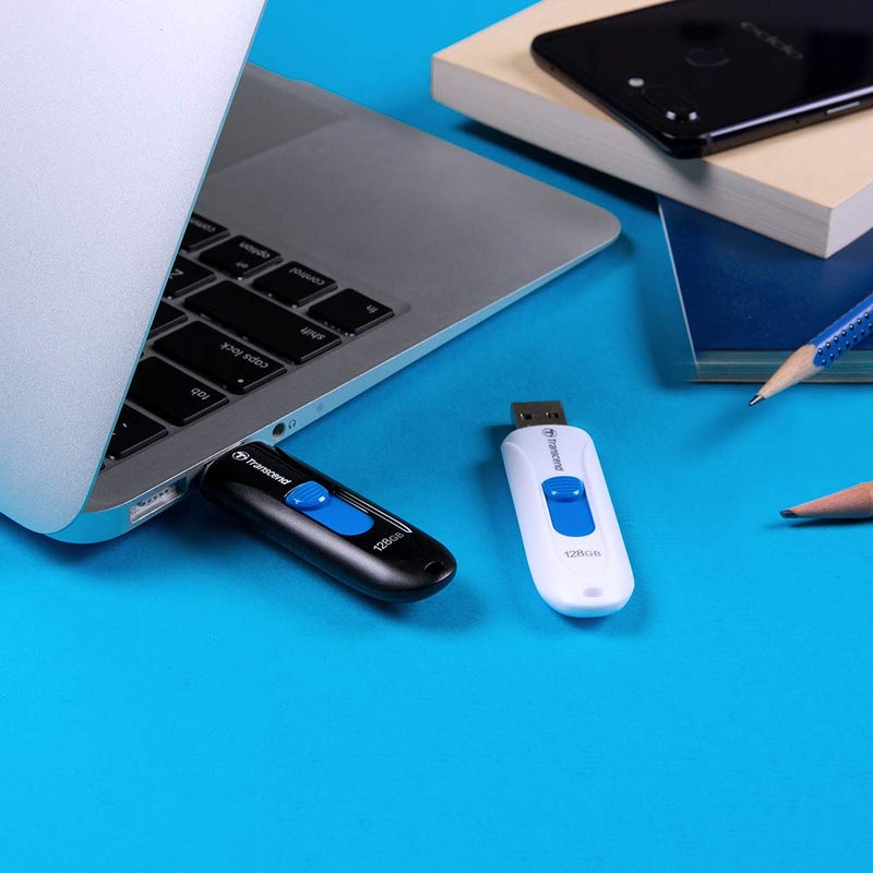 Transcend فلاش درايف ترانسند JF790 سعة 256 جيجابايت، لجهاز الكمبيوتر/ماك/لابتوب/ويندوز/حاسوب/سطح المكتب/تلفاز/صوت السيارة، ذاكرة USB3.2 Gen1، وحدات تخزين البيانات مع موصل قابل للسحب، متوافق مع USB2.0/3.0/3.1 - Image 5